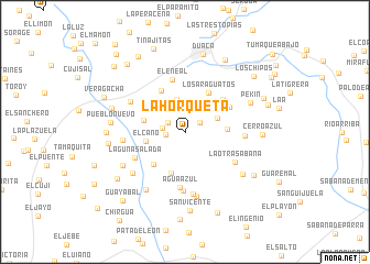 map of La Horqueta