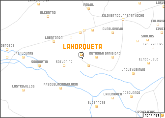 map of La Horqueta