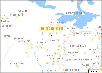 map of La Horqueta