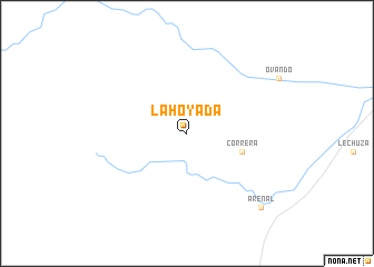 map of La Hoyada