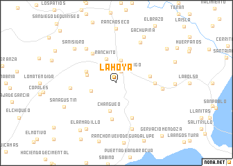 map of La Hoya