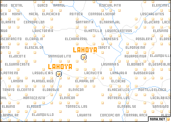 map of La Hoya