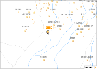 map of Lahri
