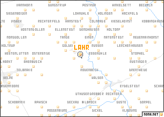 map of Lahr