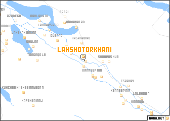 map of Lah Shotor Khānī