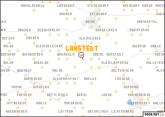 map of Lahstedt