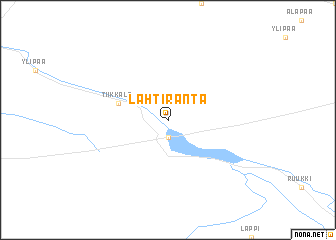 map of Lahtiranta