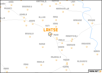 map of Lähtse