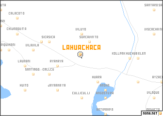 map of Lahuachaca