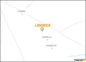 map of La Huaica