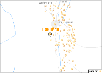 map of La Huega