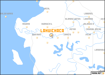 map of La Huichaca