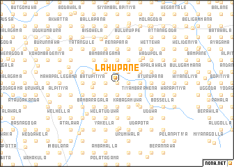 map of Lahupane