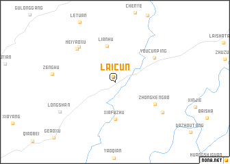 map of Laicun