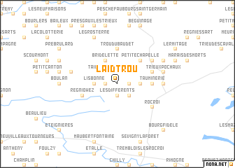 map of Laid Trou