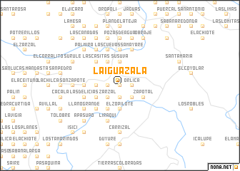 map of La Iguazala