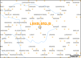 map of Laika-lānglai