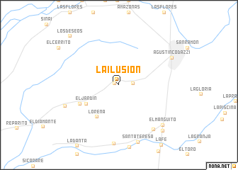 map of La Ilusión