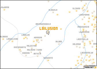 map of LaIlusión