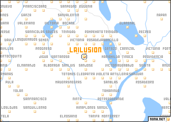 map of La Ilusión