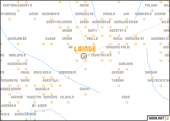 map of Lainde