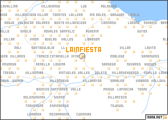 map of La Infiesta