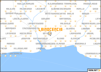 map of La Inocencia