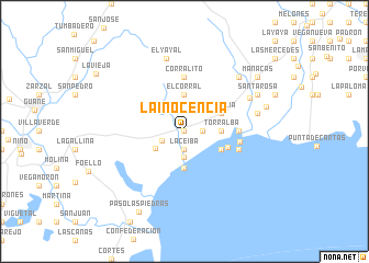 map of La Inocencia
