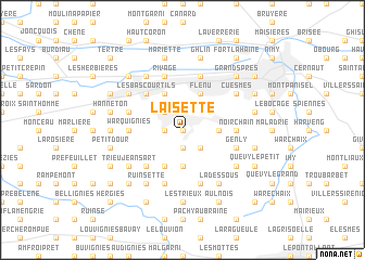 map of Laisette