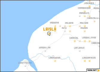 map of La Isla