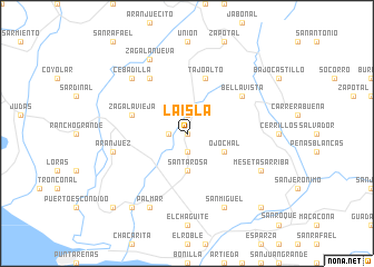 map of La Isla