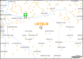 map of La Italia