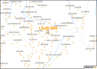 map of La Jalapa