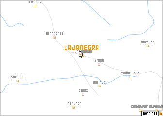 map of Laja Negra