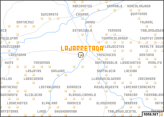 map of La Jarretada
