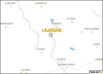 map of Lajas Uno