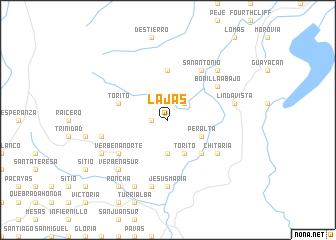 map of Lajas