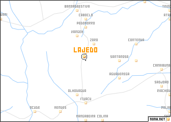 map of Lajedo