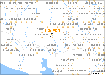 map of Lajero