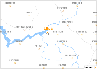 map of Laje