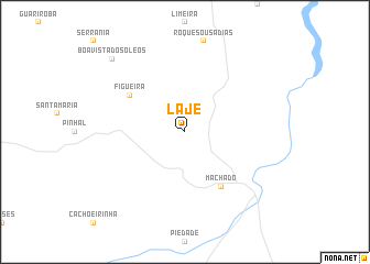 map of Laje