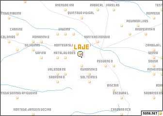 map of Laje