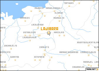 map of La Jíbara