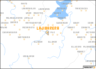 map of La Jibarera