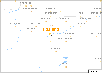 map of La Jimba