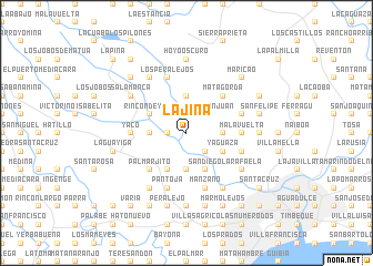 map of La Jina