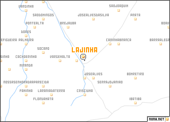 map of Lajinha