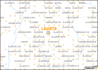 map of La Jiota