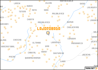 map of La Jorobada