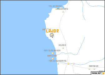 map of Lajor